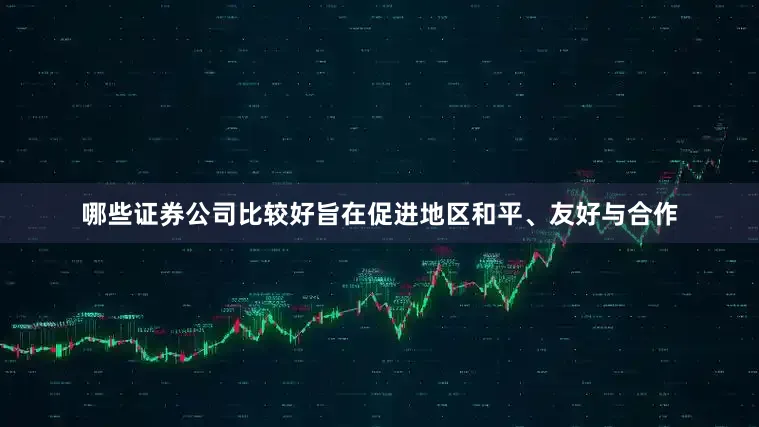 哪些证券公司比较好旨在促进地区和平、友好与合作